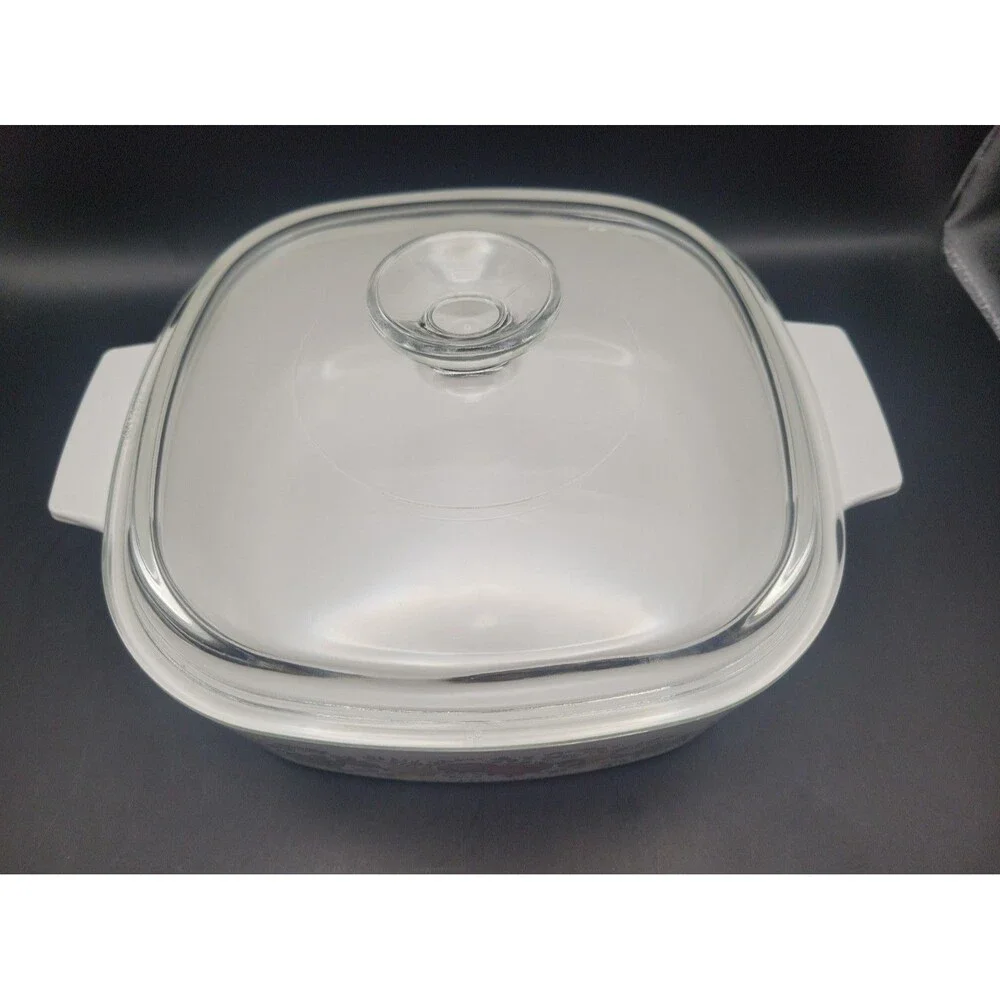 Vintage 2 Qt. Corningware Pyrex 1970’s La Marjolaine Spice of Life Casserole